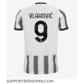 Juventus Dusan Vlahovic #9 Hemma Matchtröja 2022-23 Kortärmad